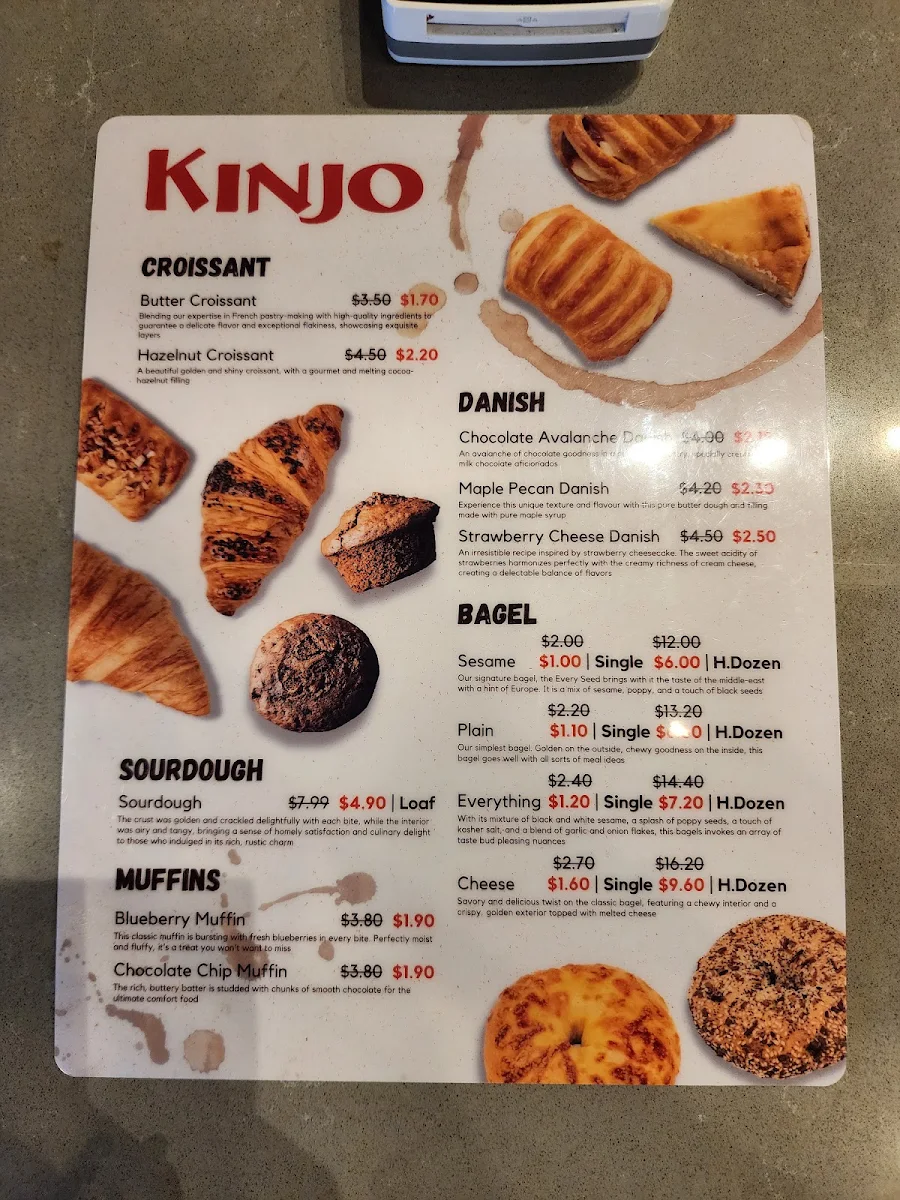 Menu, Kinjo Sushi & Grill Westhills