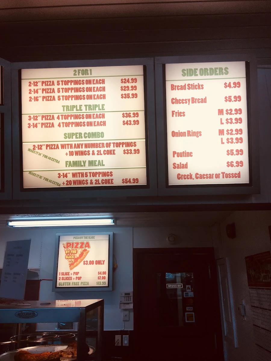 Menu, Morinville Pizza Palace & Fried chicken - Bubble Tea spot
