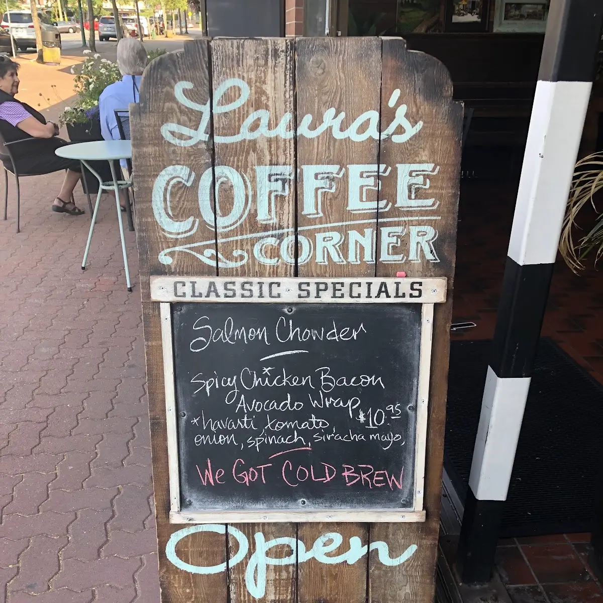 Menu, Laura's Coffee Corner White Rock