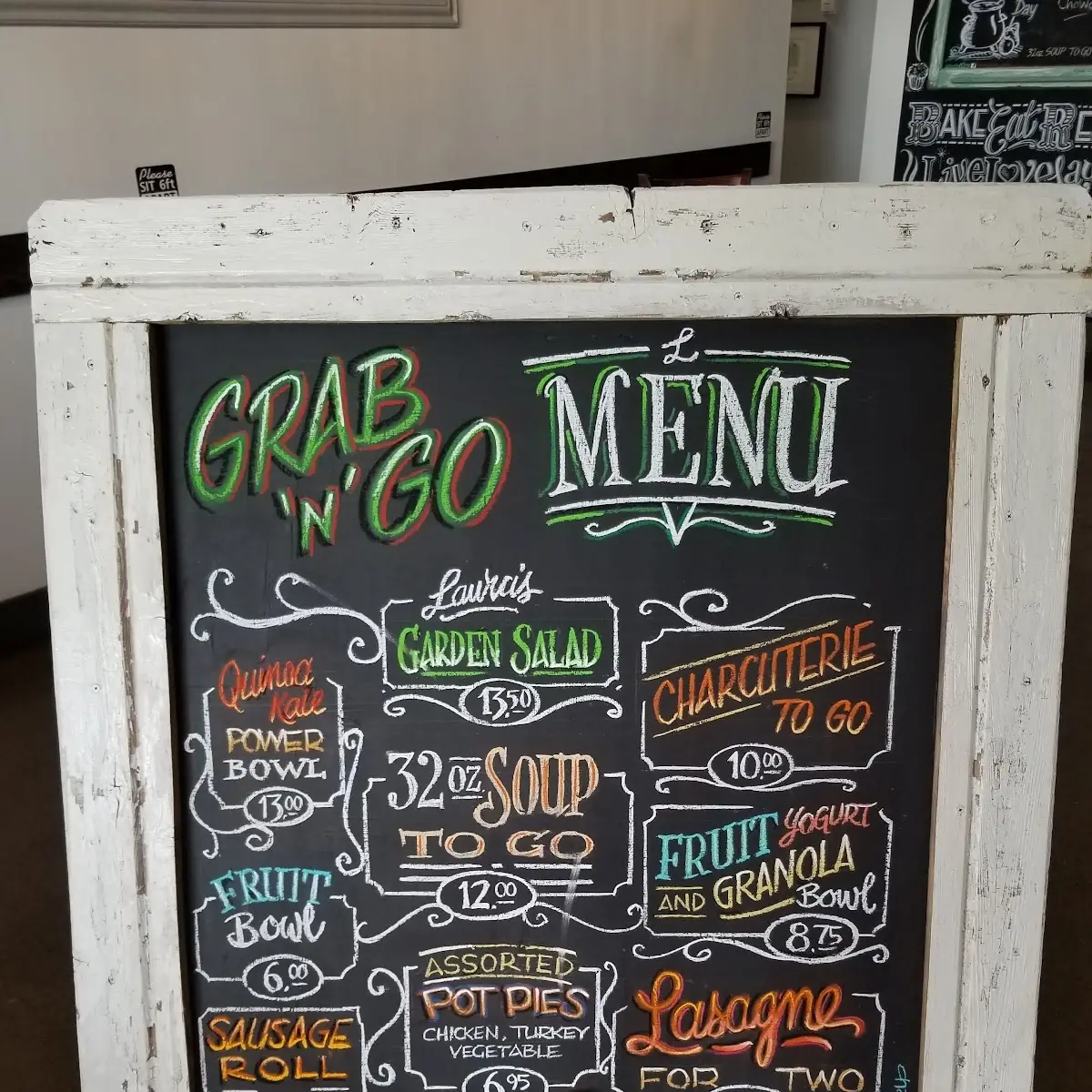 Menu, Laura's Coffee Corner White Rock