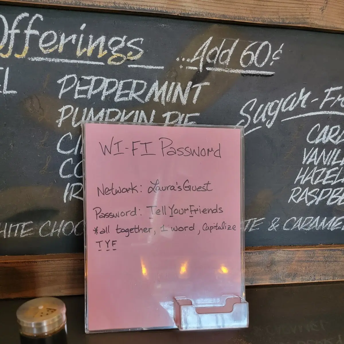 Menu, Laura's Coffee Corner White Rock
