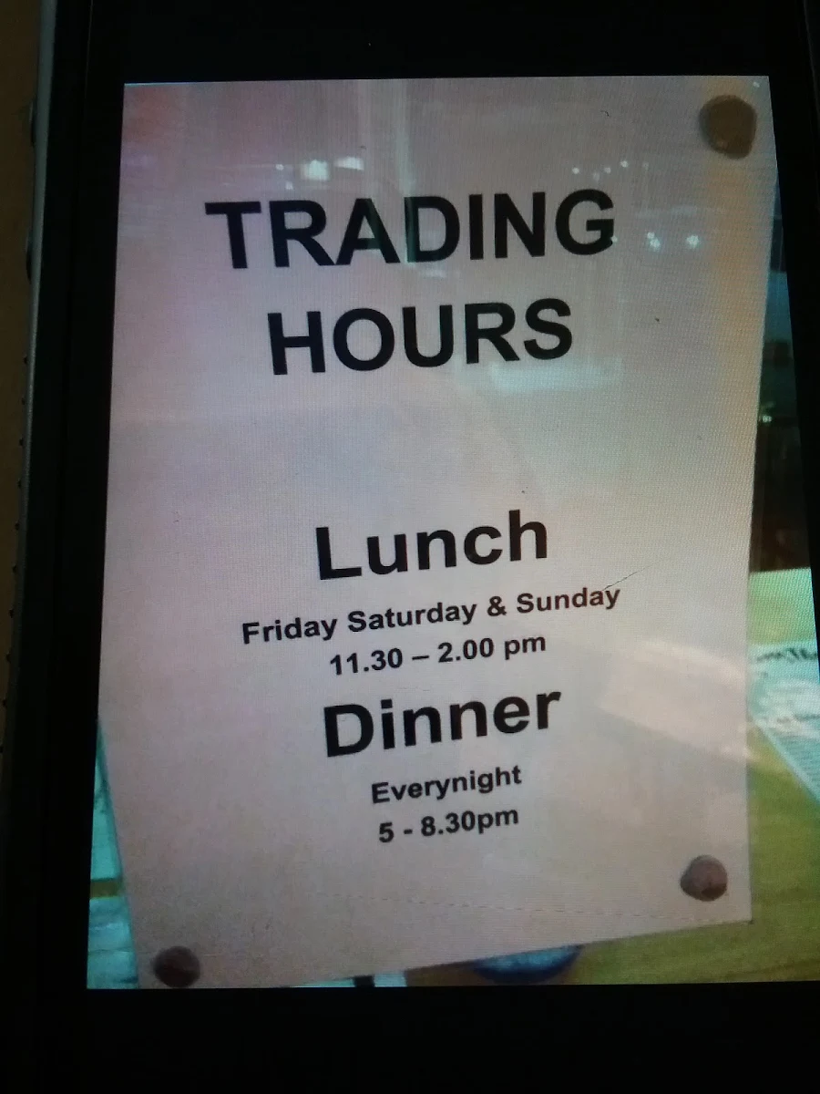 Menu, The Wood Oven - Nelson Bay