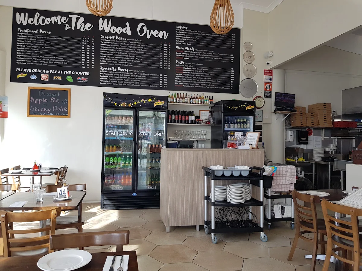 Menu, The Wood Oven - Nelson Bay
