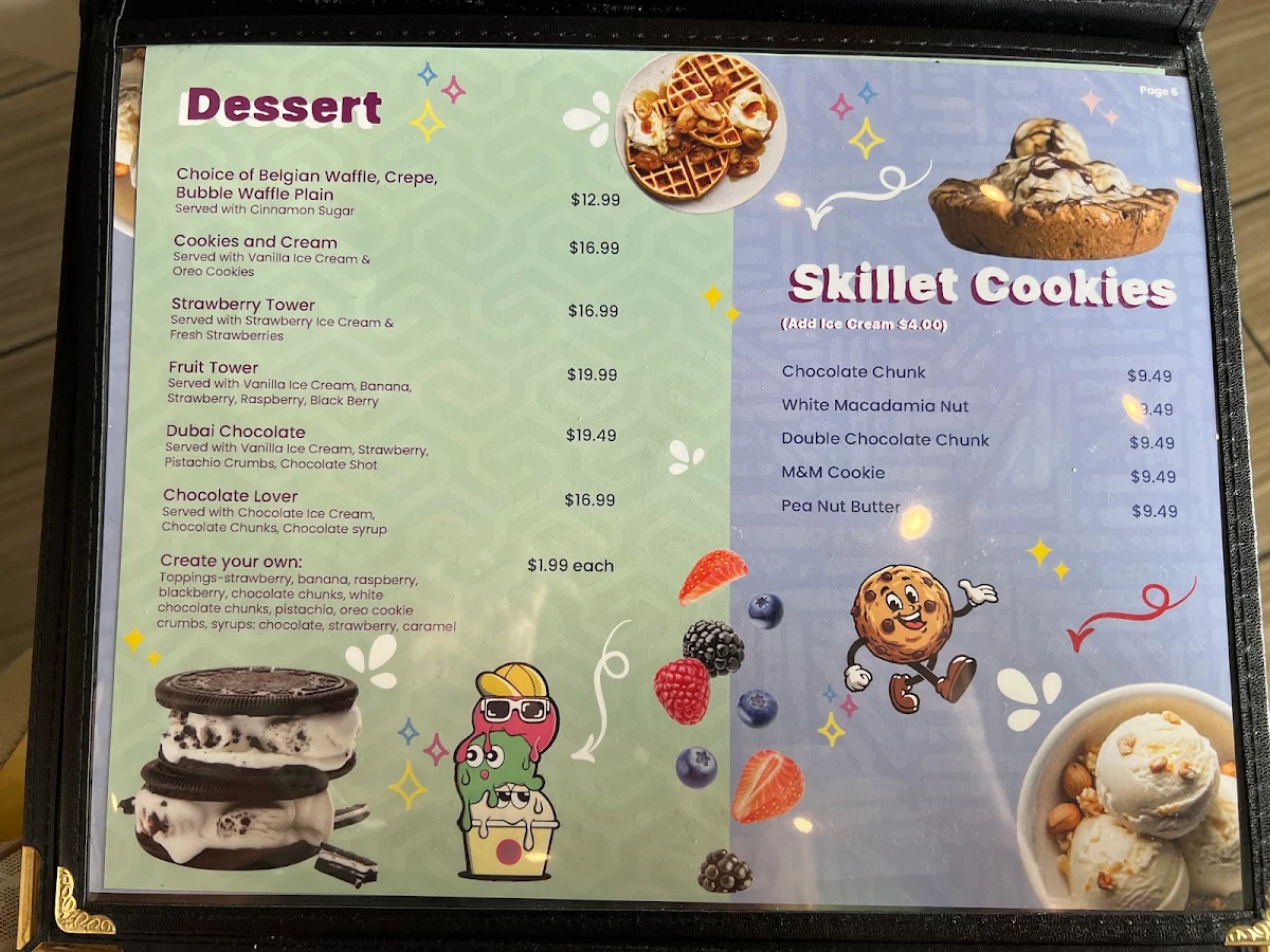 Menu, D-Luxé Cafe & Lounge