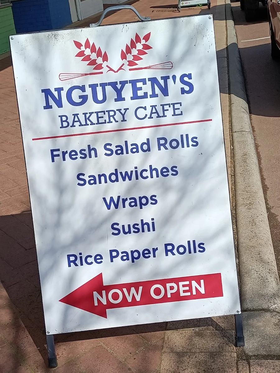 Menu, Nguyen's Bakery Cafe