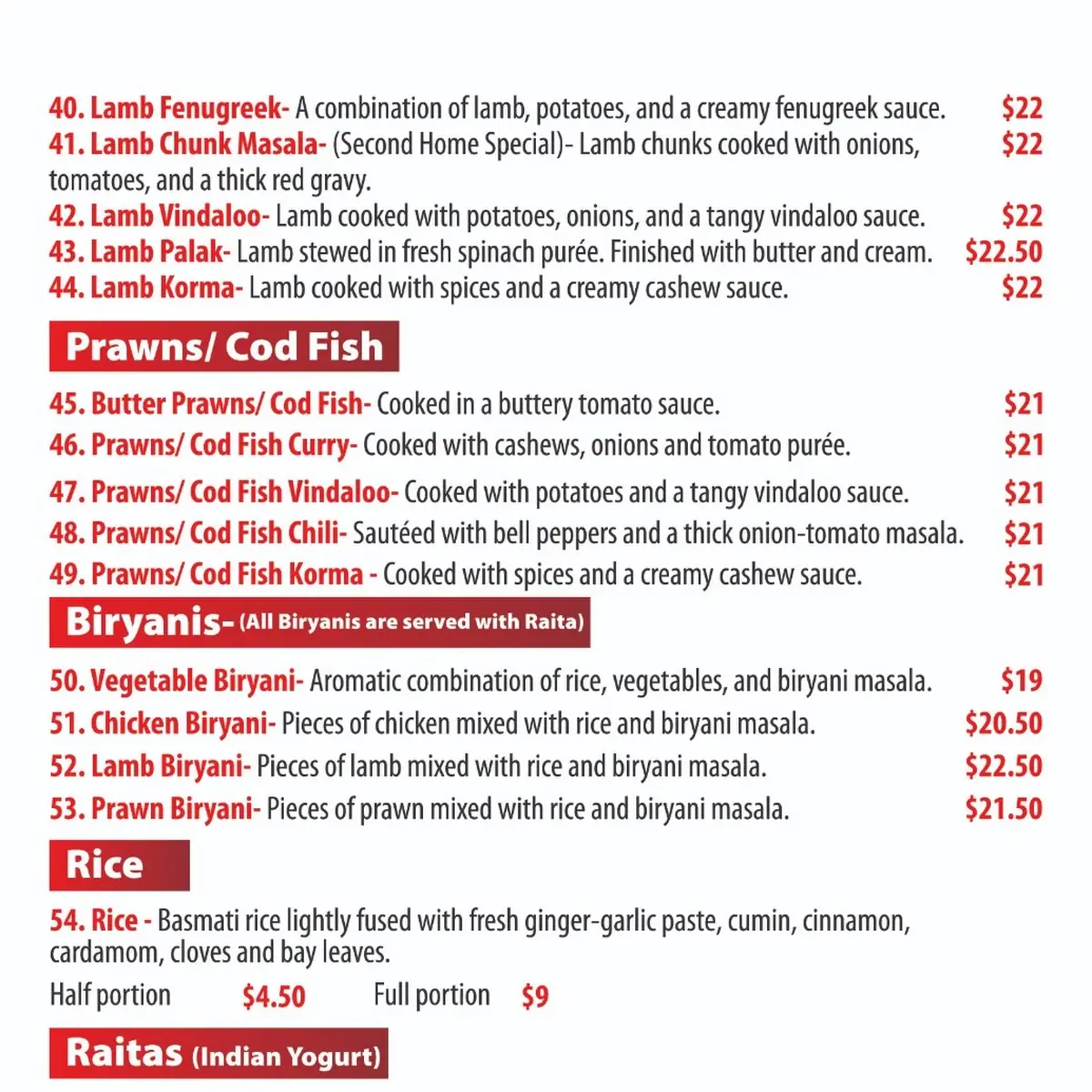 Menu photo 1