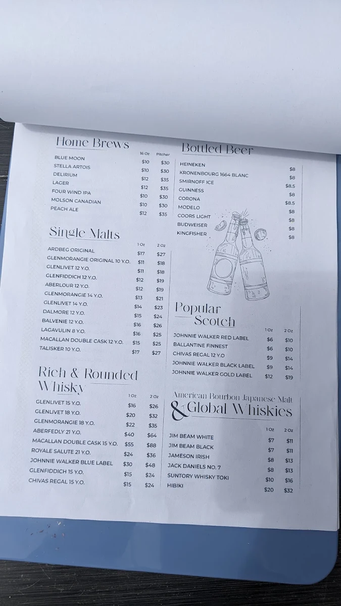 Menu, Dastaan Modern Indian Cafe and Bistro