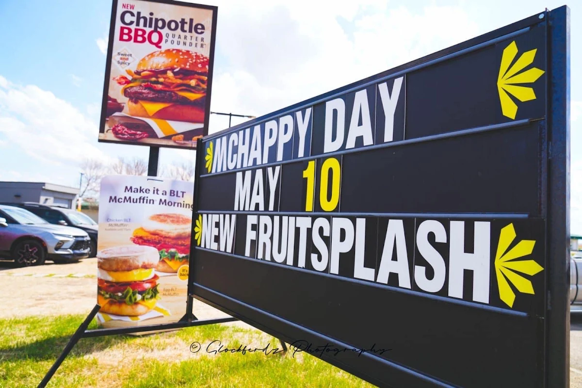 Menu, McDonald's