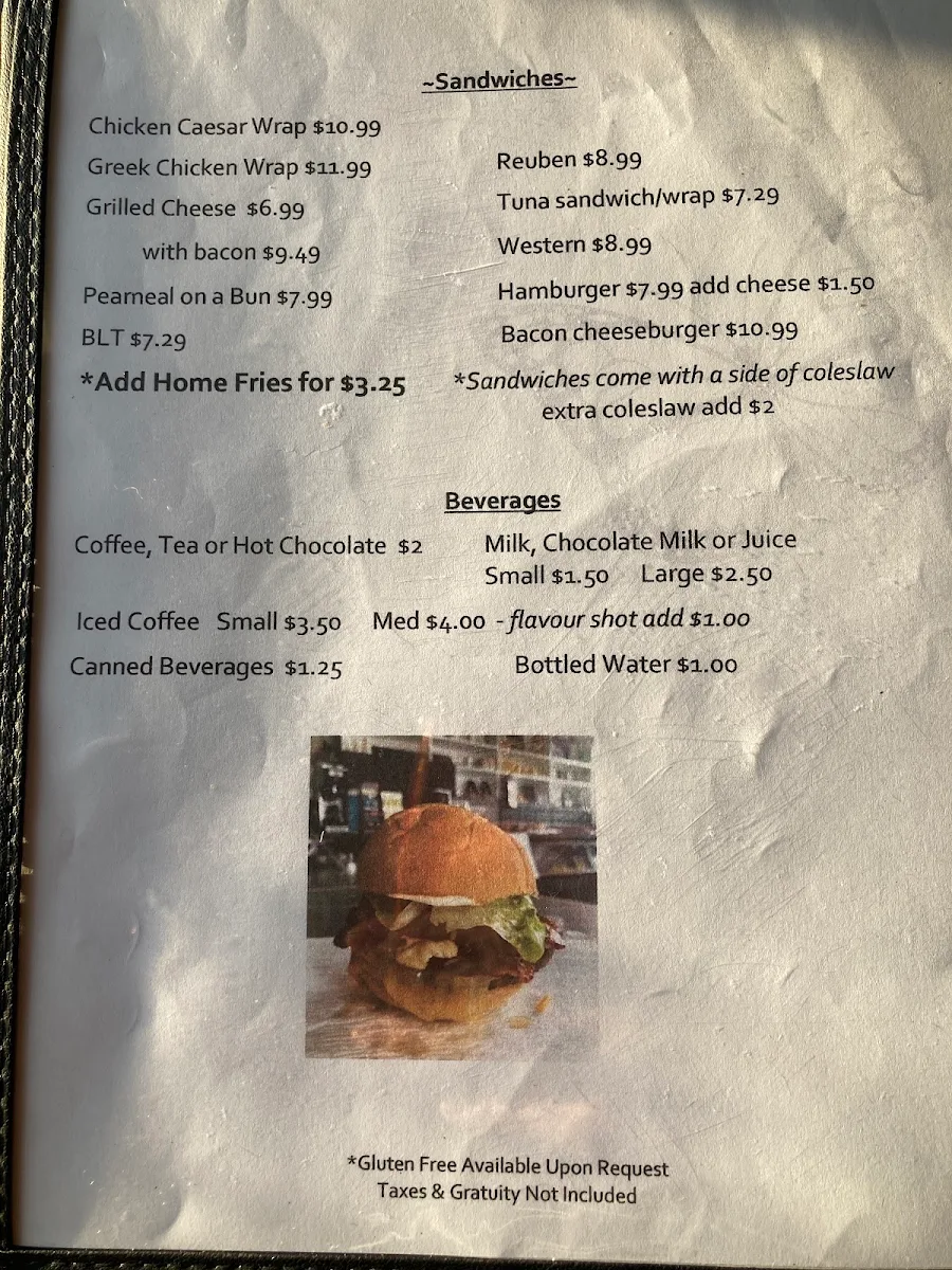Menu, The Monarch and The Milkweed