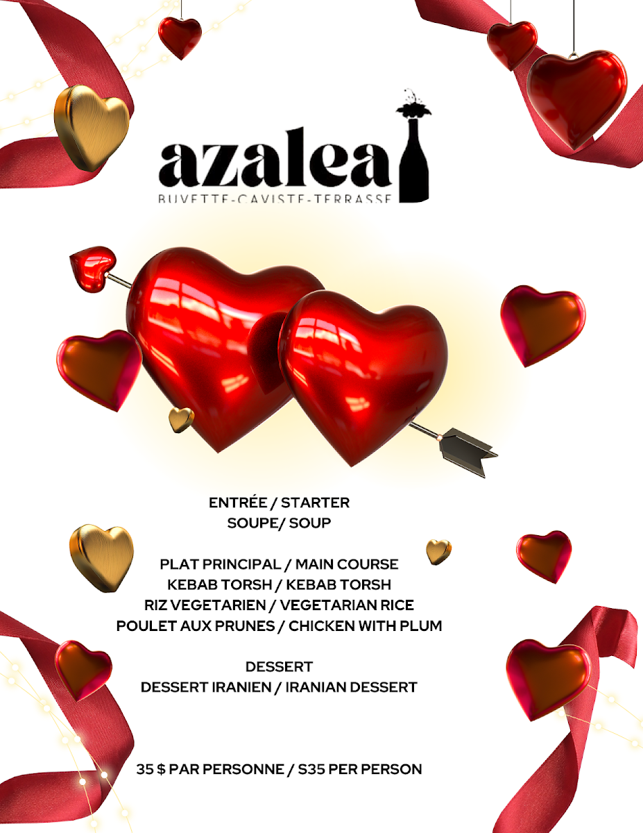 Menu, Azalea
