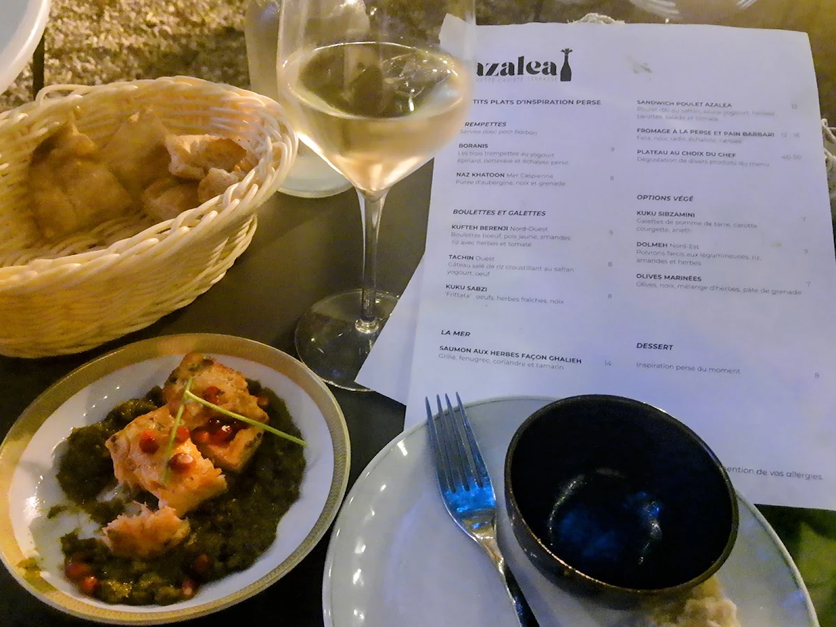 Menu, Azalea