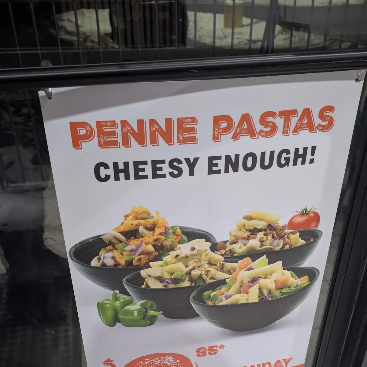 Menu, Red Swan Pizza - Brockville
