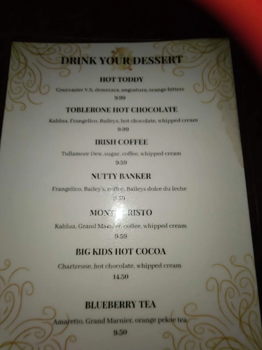 Menu, Bard & Banker