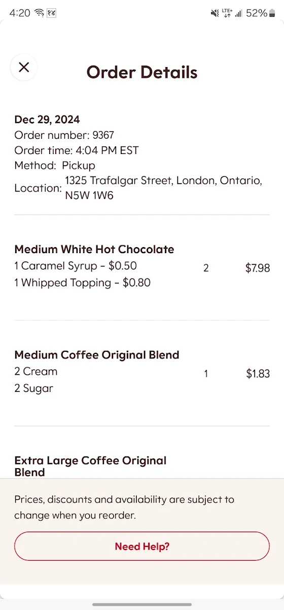 Menu photo 1