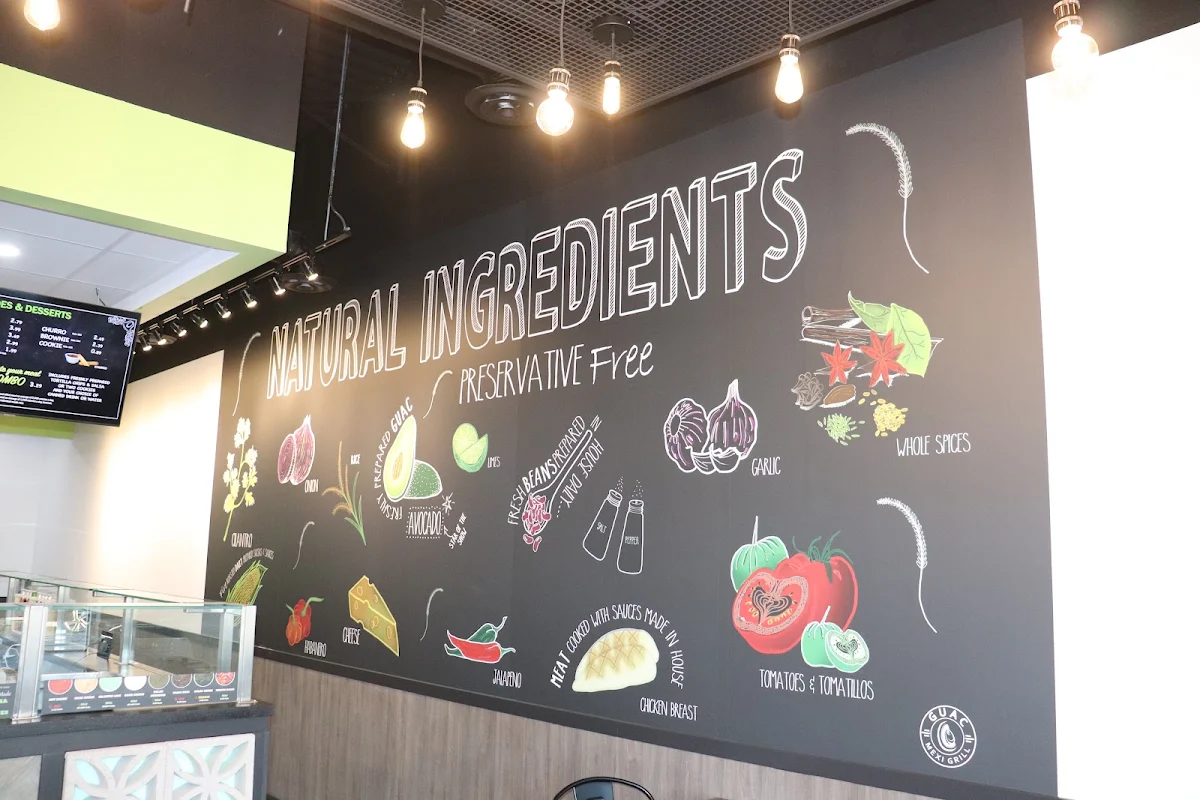 Menu, Guac Mexi Grill