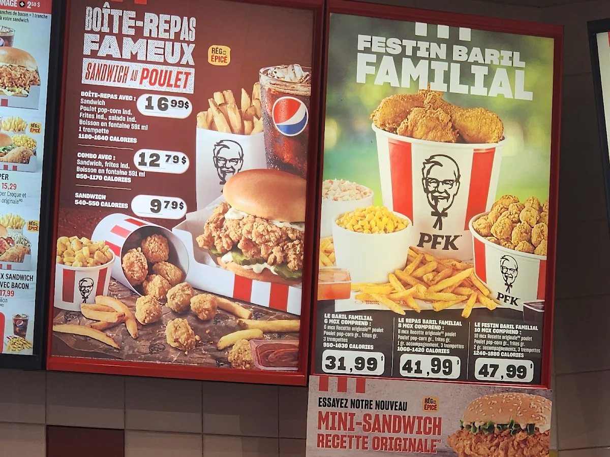 Menu, PFK