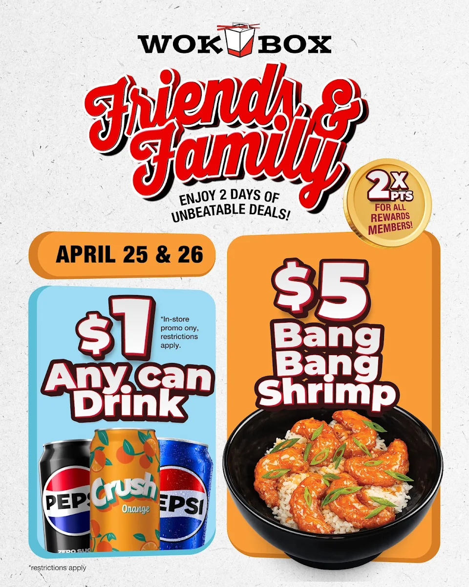 Menu, Wok Box