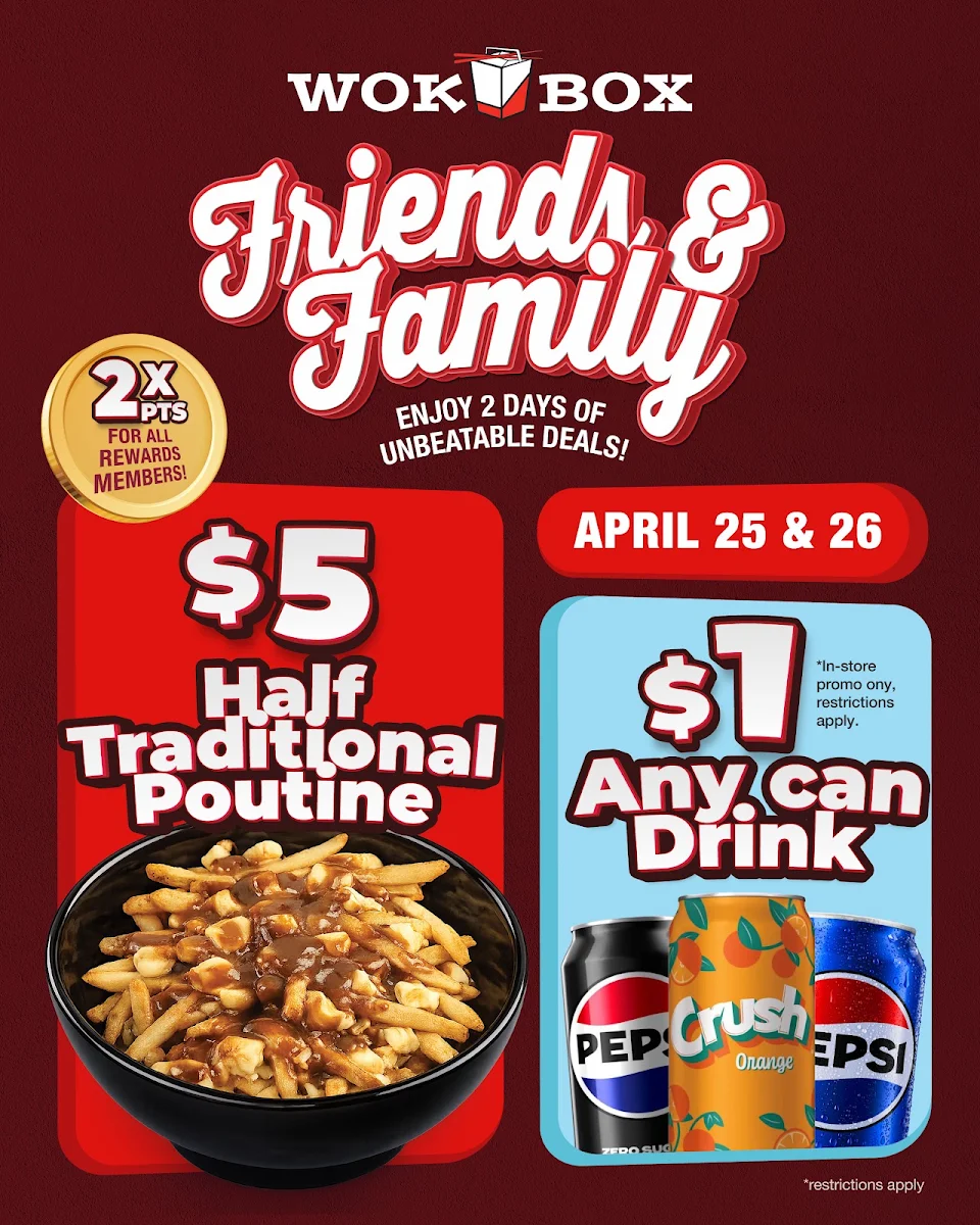 Menu, Wok Box