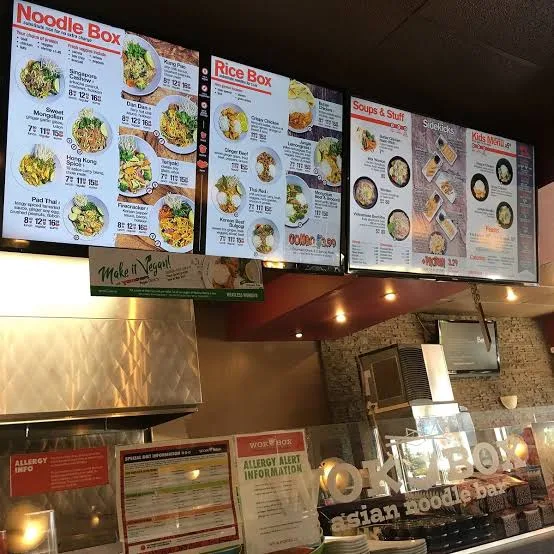 Menu, Wok Box