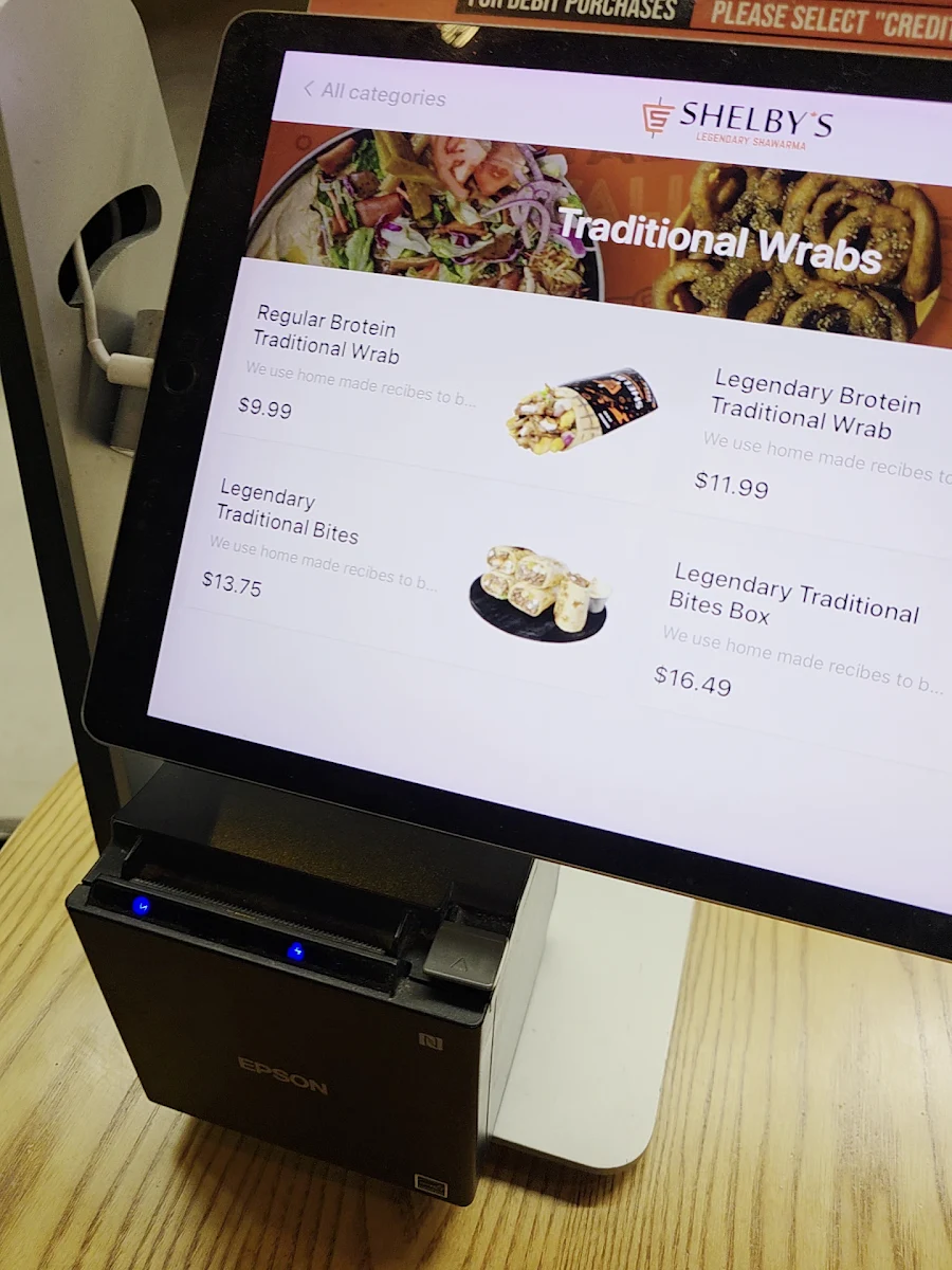 Menu, Shelby's Legendary Shawarma