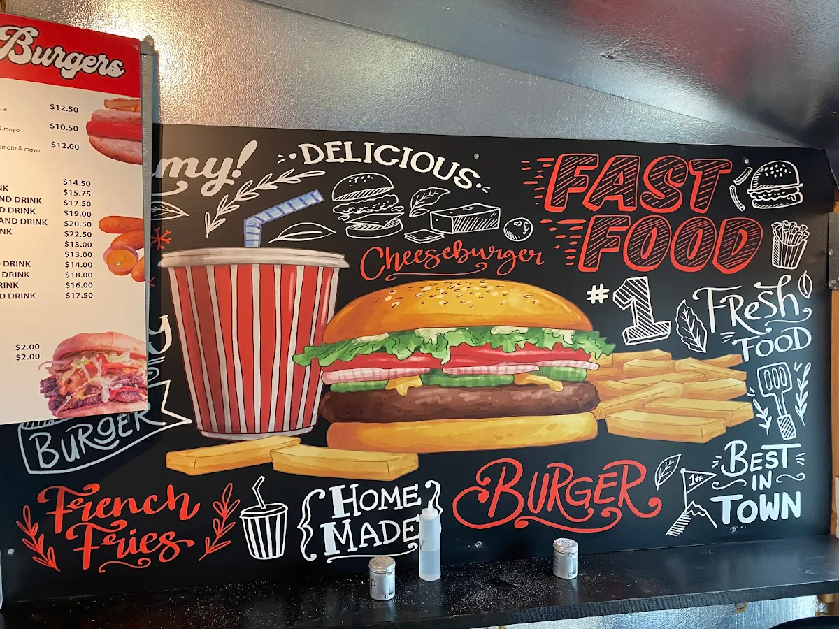 Menu, Fatboy Burgers