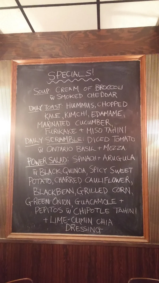 Menu, Skyline Restaurant