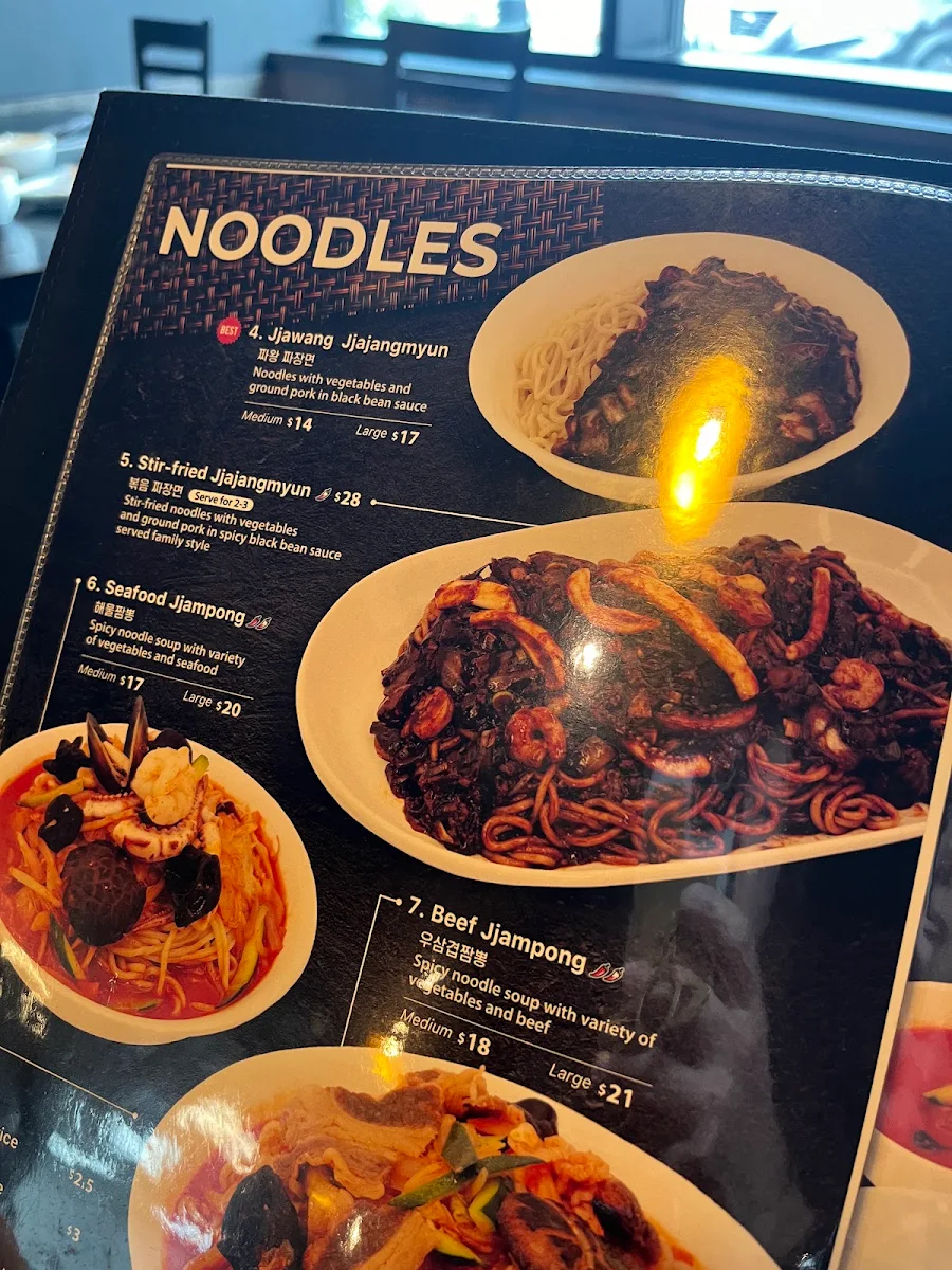 Menu, Jjawang