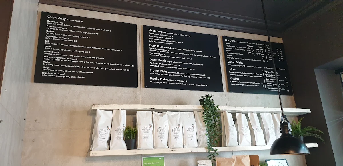 Menu, Soul Mill Woodfired Pizza