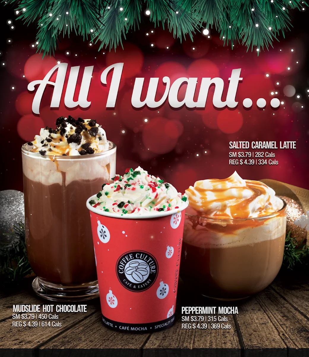 Menu, Coffee Culture Café & Eatery