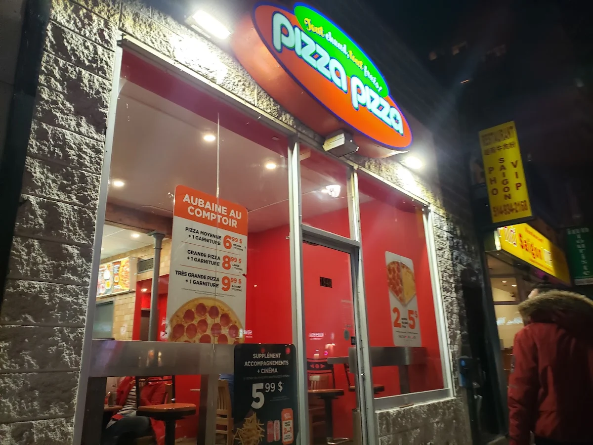 Menu, Pizza Pizza