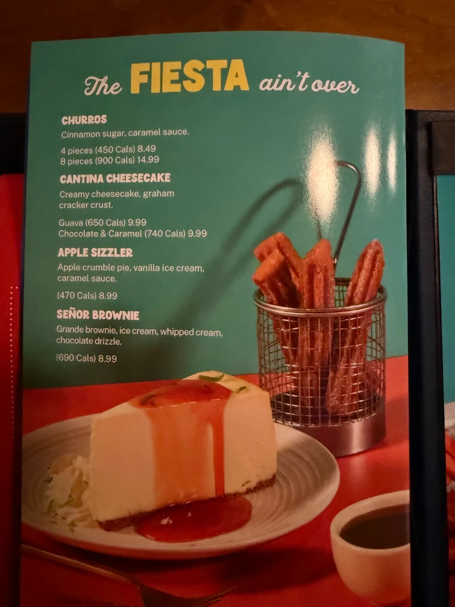 Menu, Lone Star Texas Grill