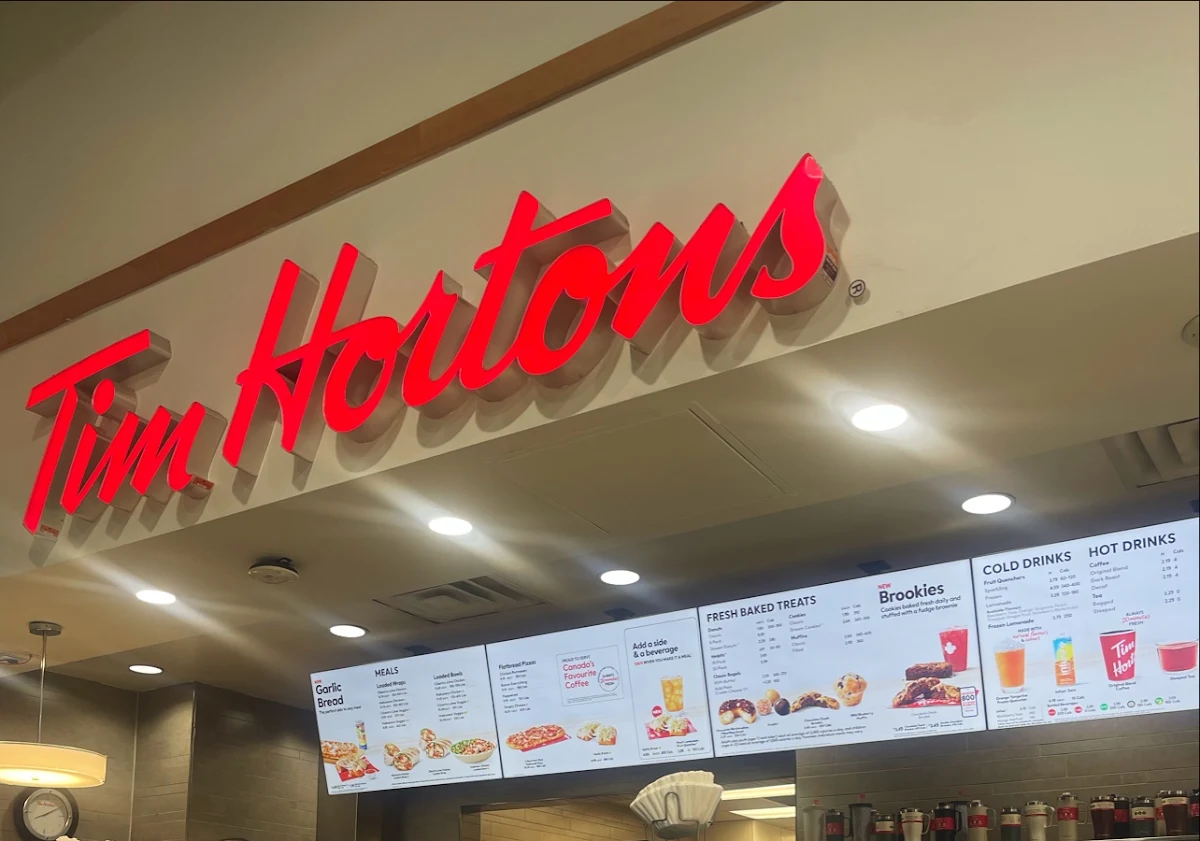 Menu, Tim Hortons