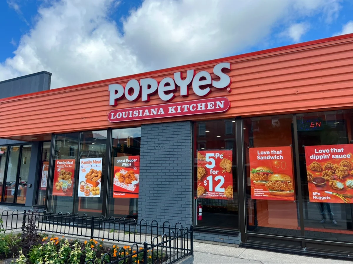 Menu, Popeyes Louisiana Kitchen
