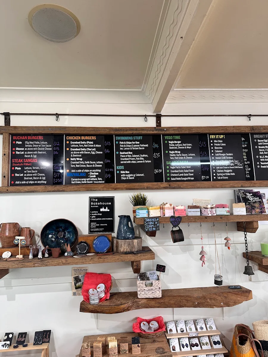 Menu, Buchan Valley Roadhouse