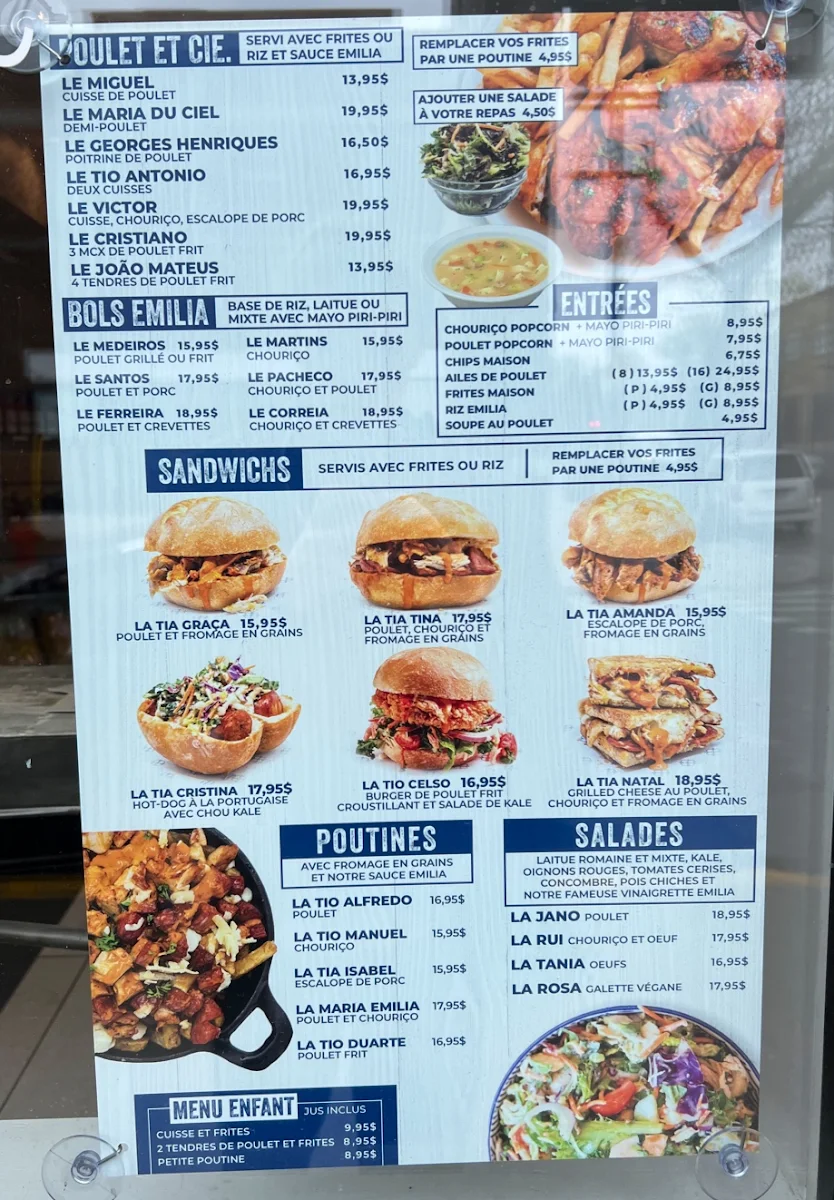Menu, Emilia (Villeray)