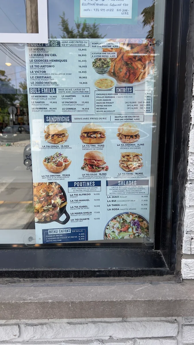 Menu, Emilia (Villeray)