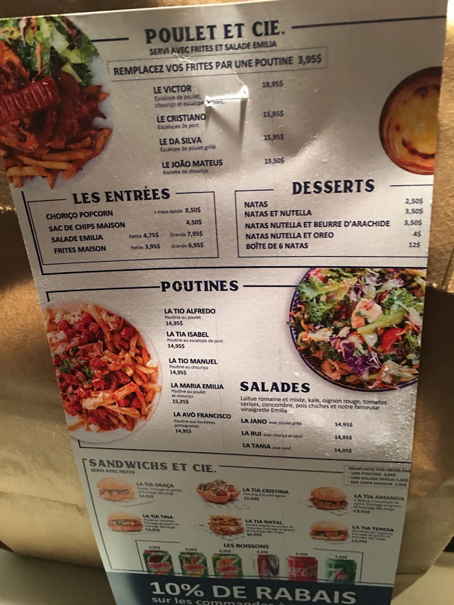 Menu, Emilia (Villeray)