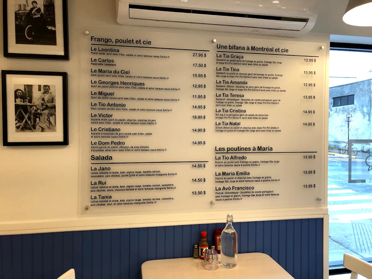 Menu, Emilia (Villeray)