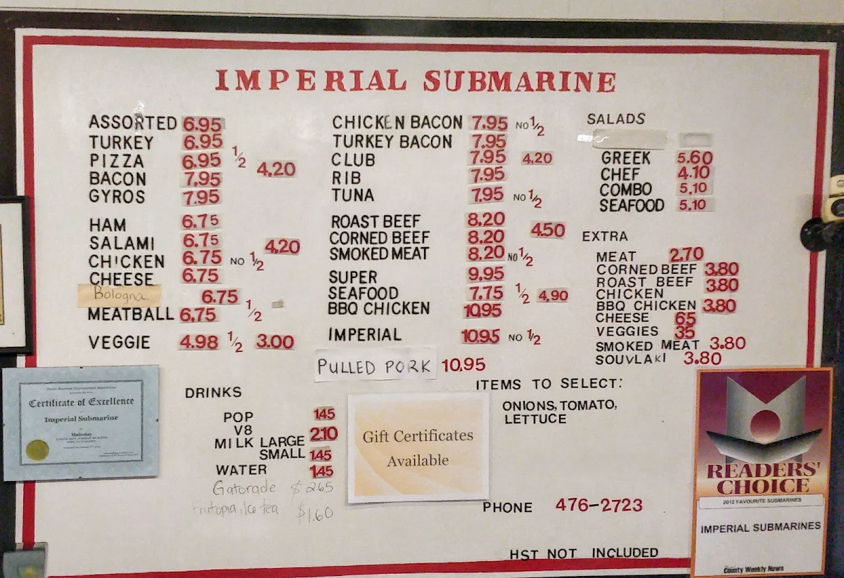 Menu photo 1
