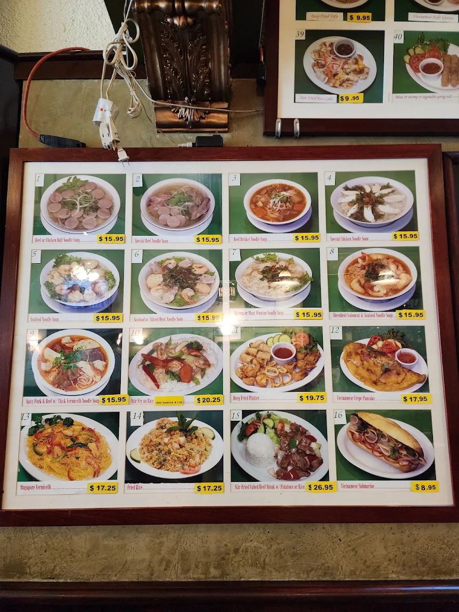 Menu, Joyeaux Café & Restaurant