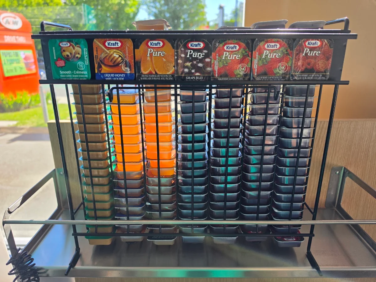 Menu, A&W Canada