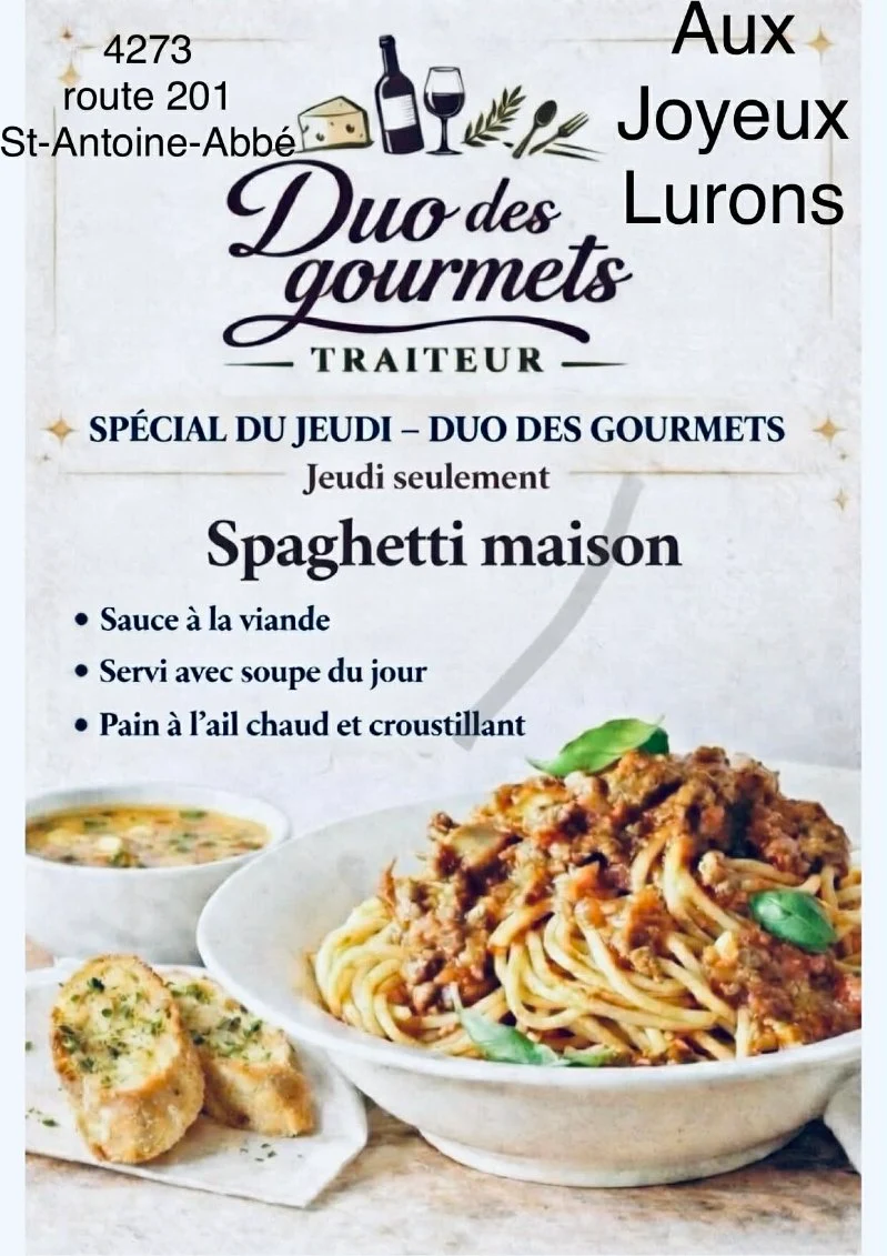 Menu, Duo Des Gourmets