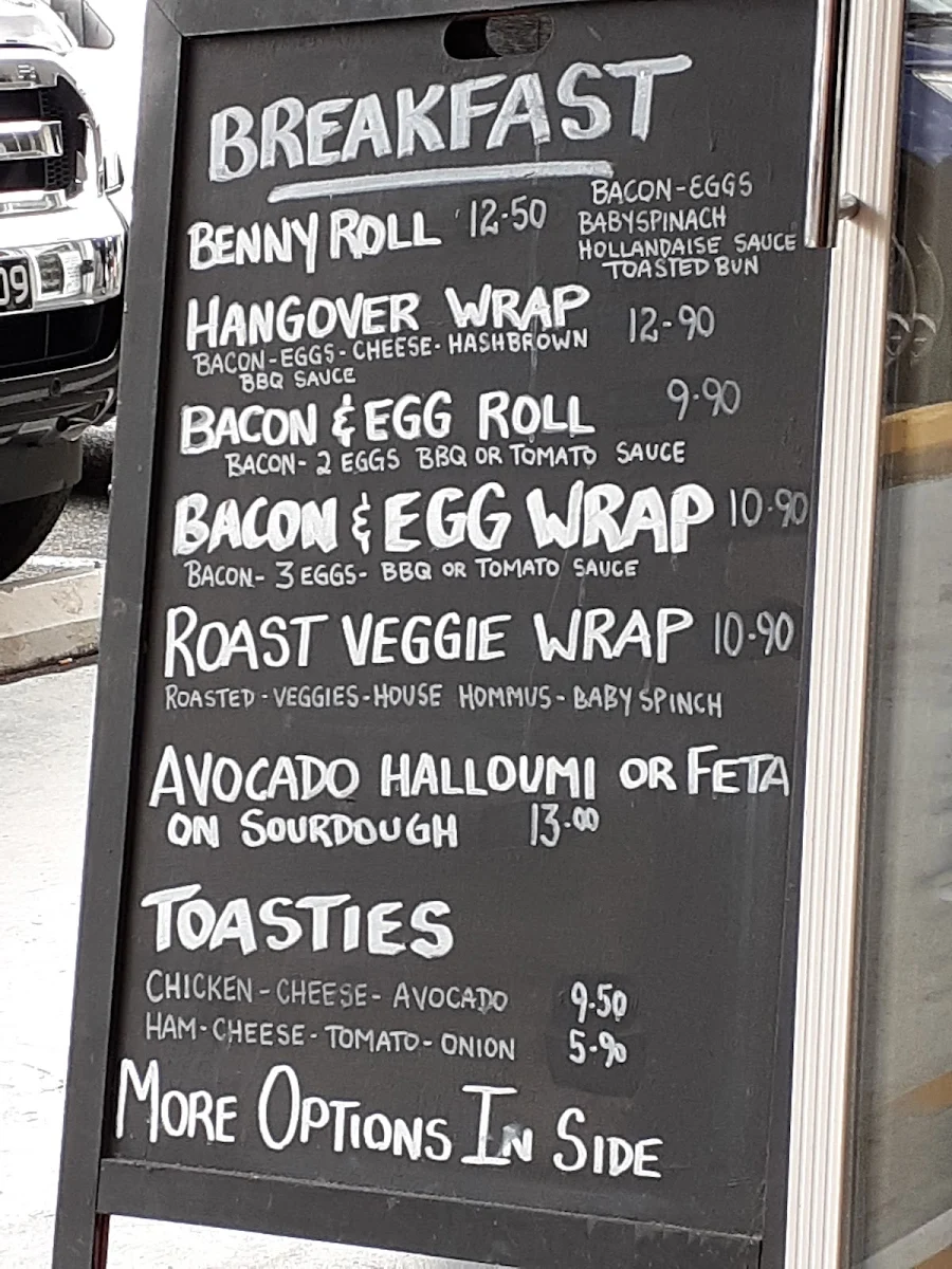 Menu, Little Gossip Cafe