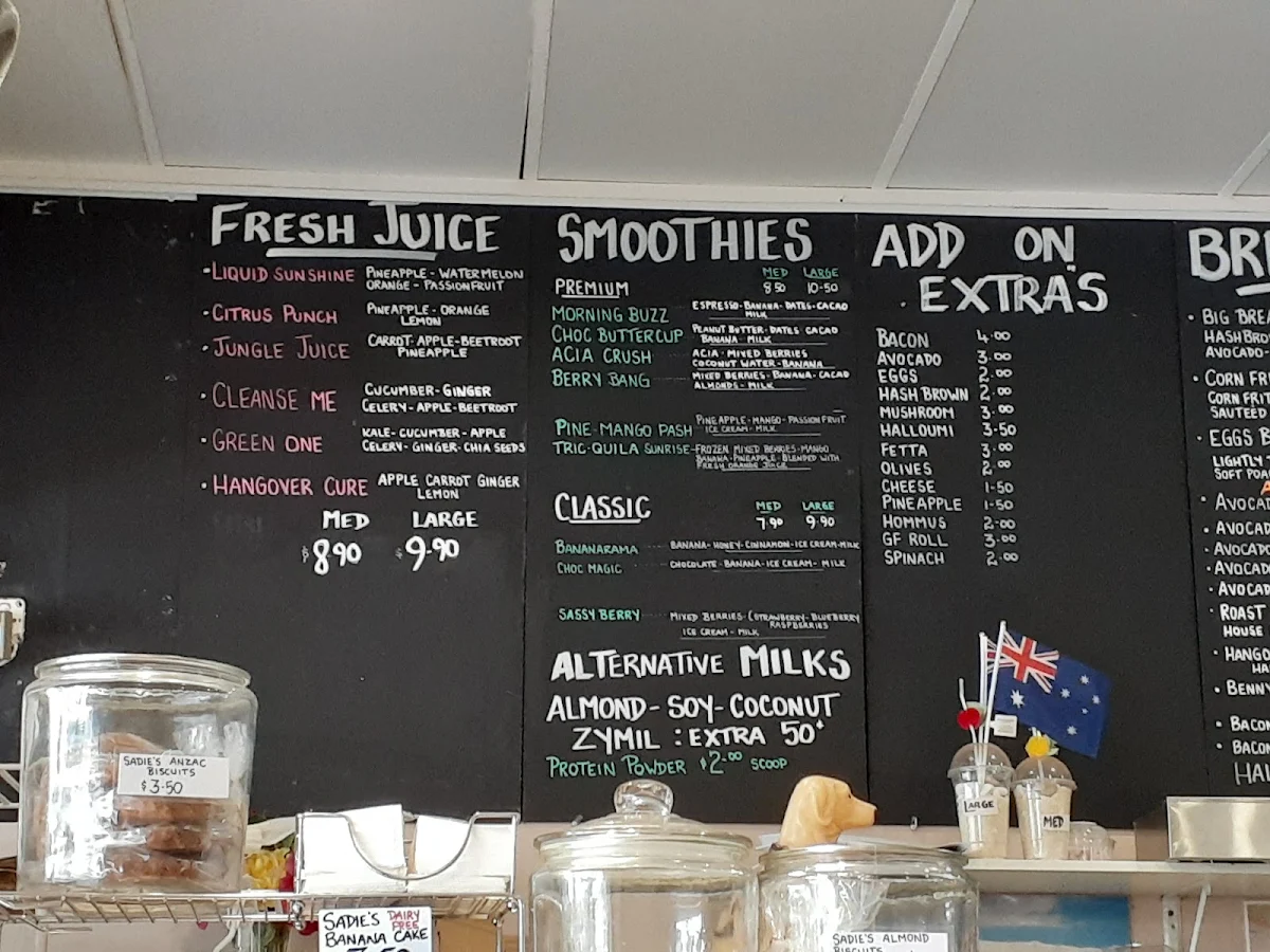 Menu, Little Gossip Cafe