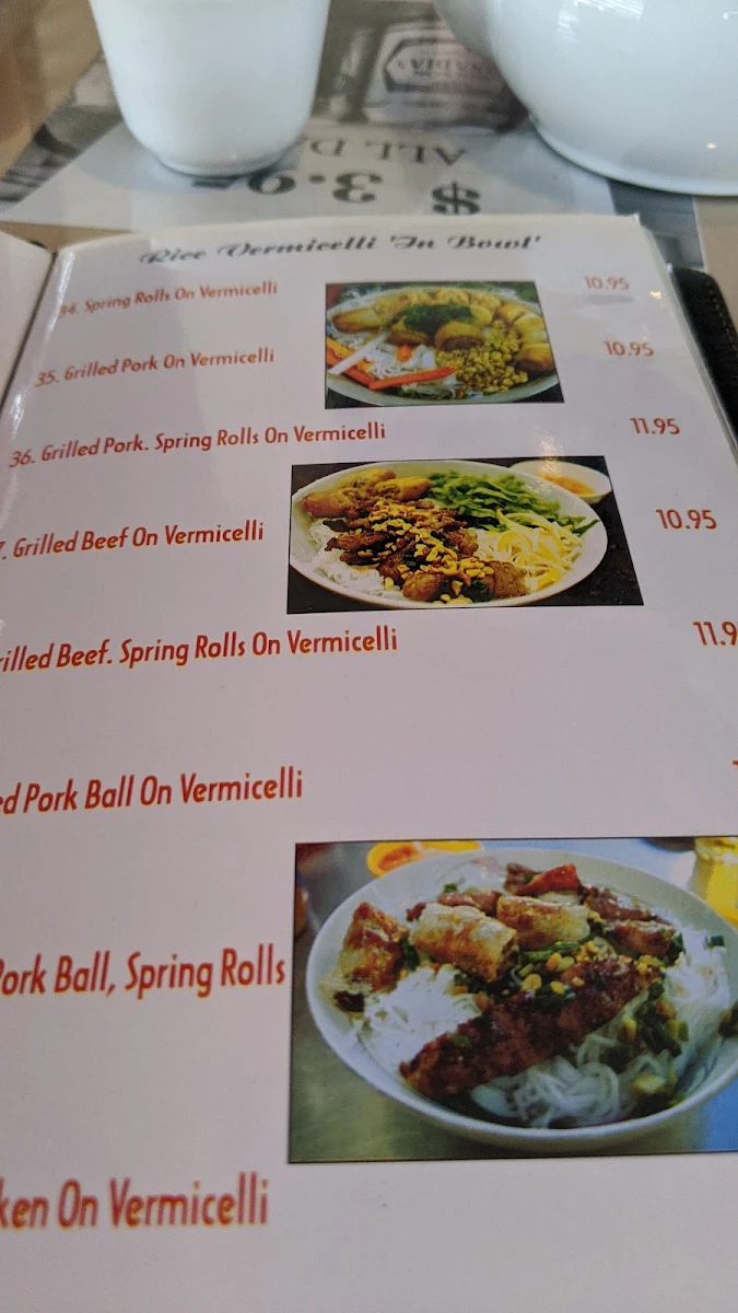 Menu, Calgary Trail Noodle House