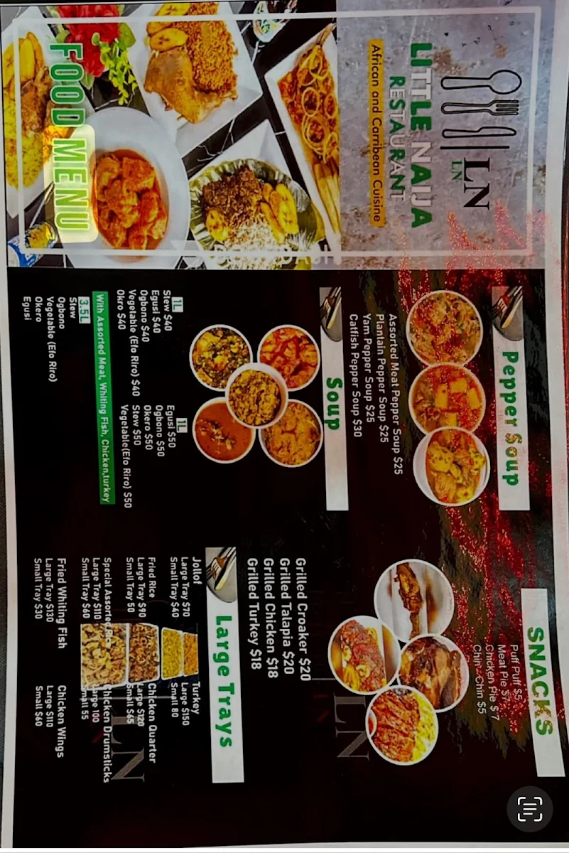 Menu photo 1