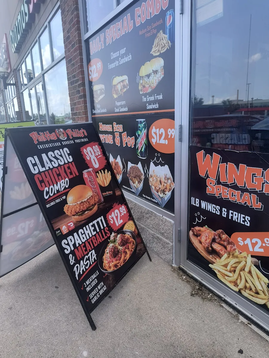 Menu, Philthy Philly's