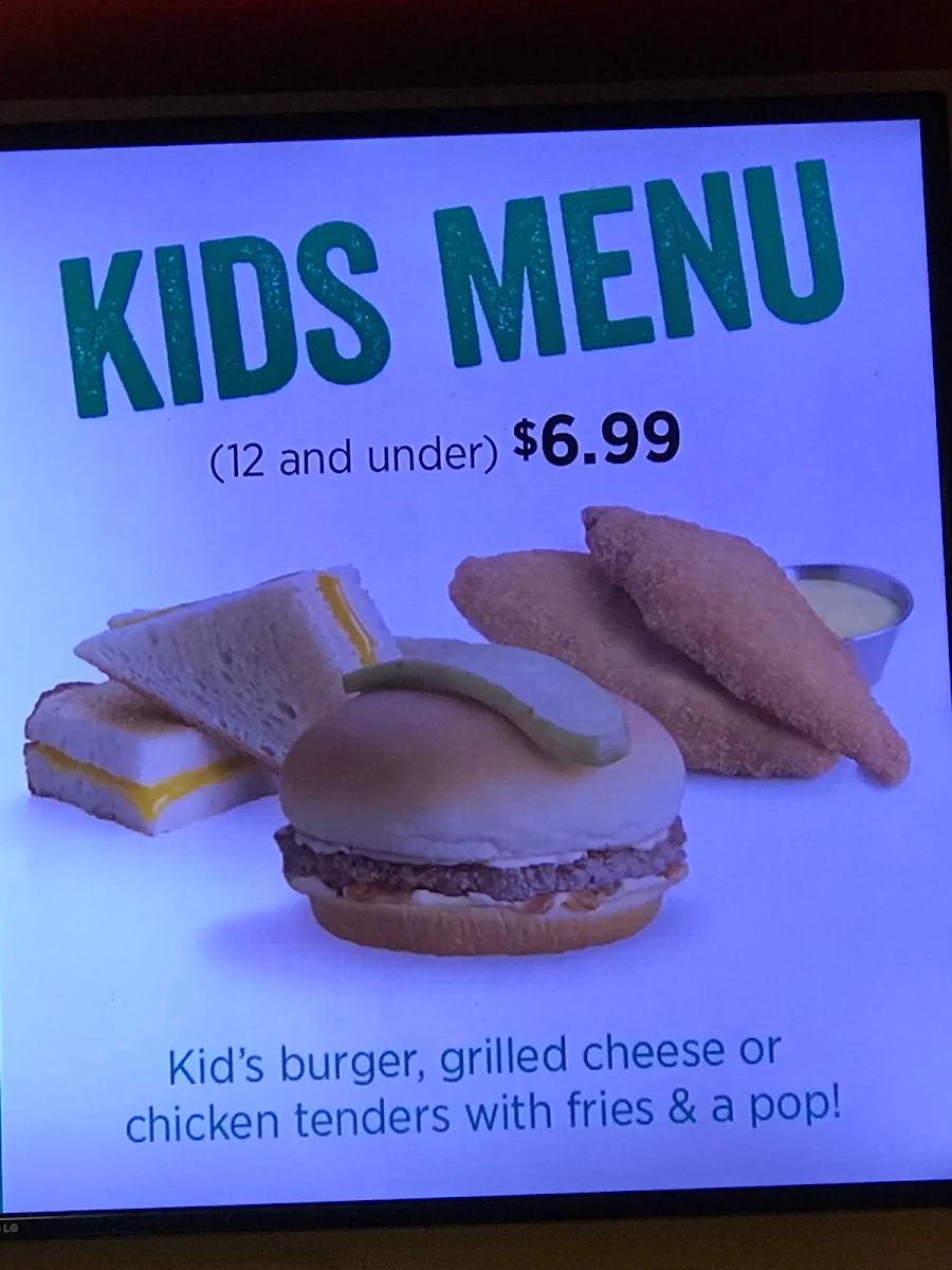 Menu, Triple O's