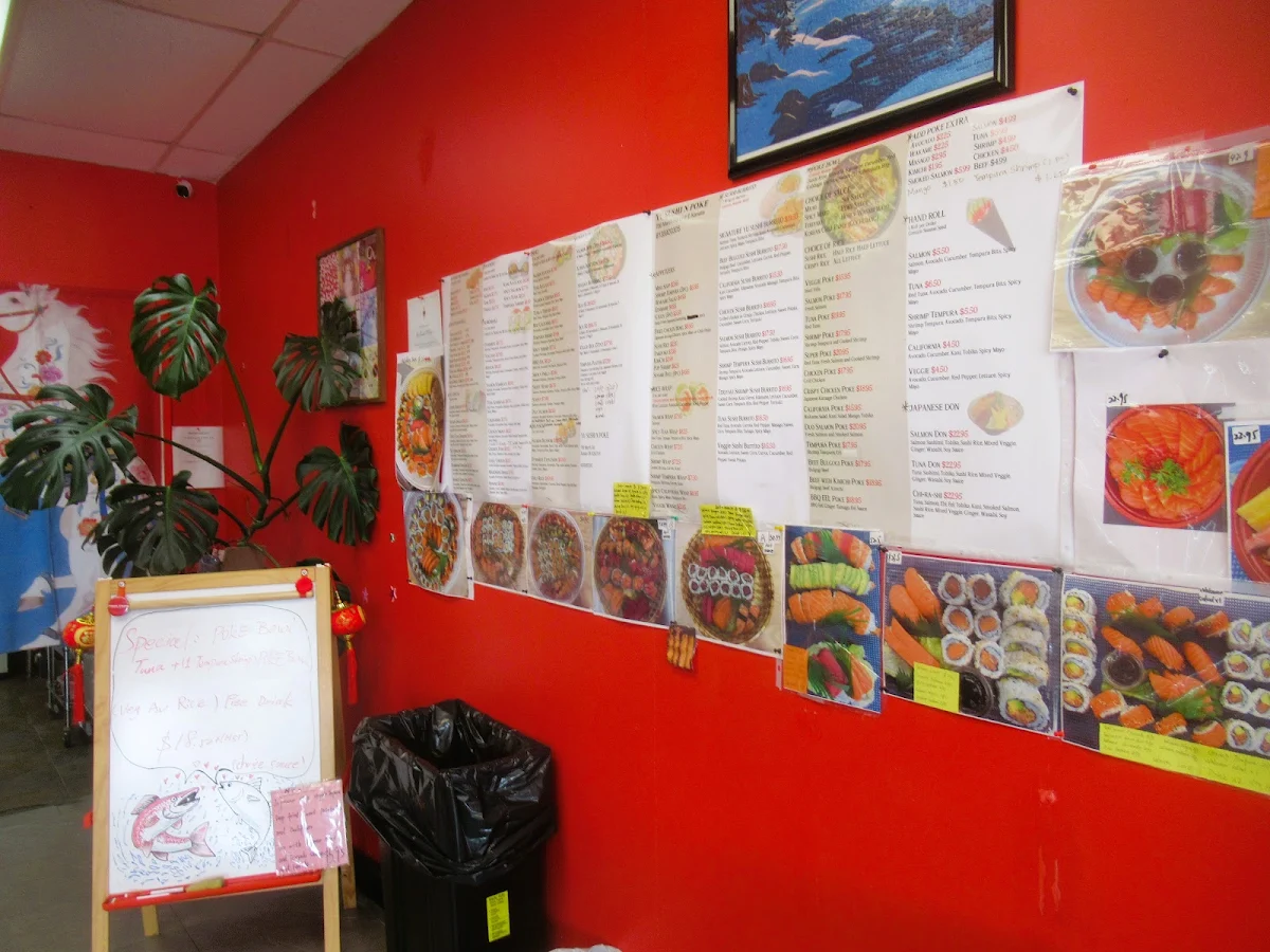Menu, Yu Sushi N Poke Kanata