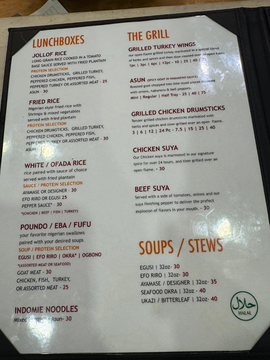Menu photo 1